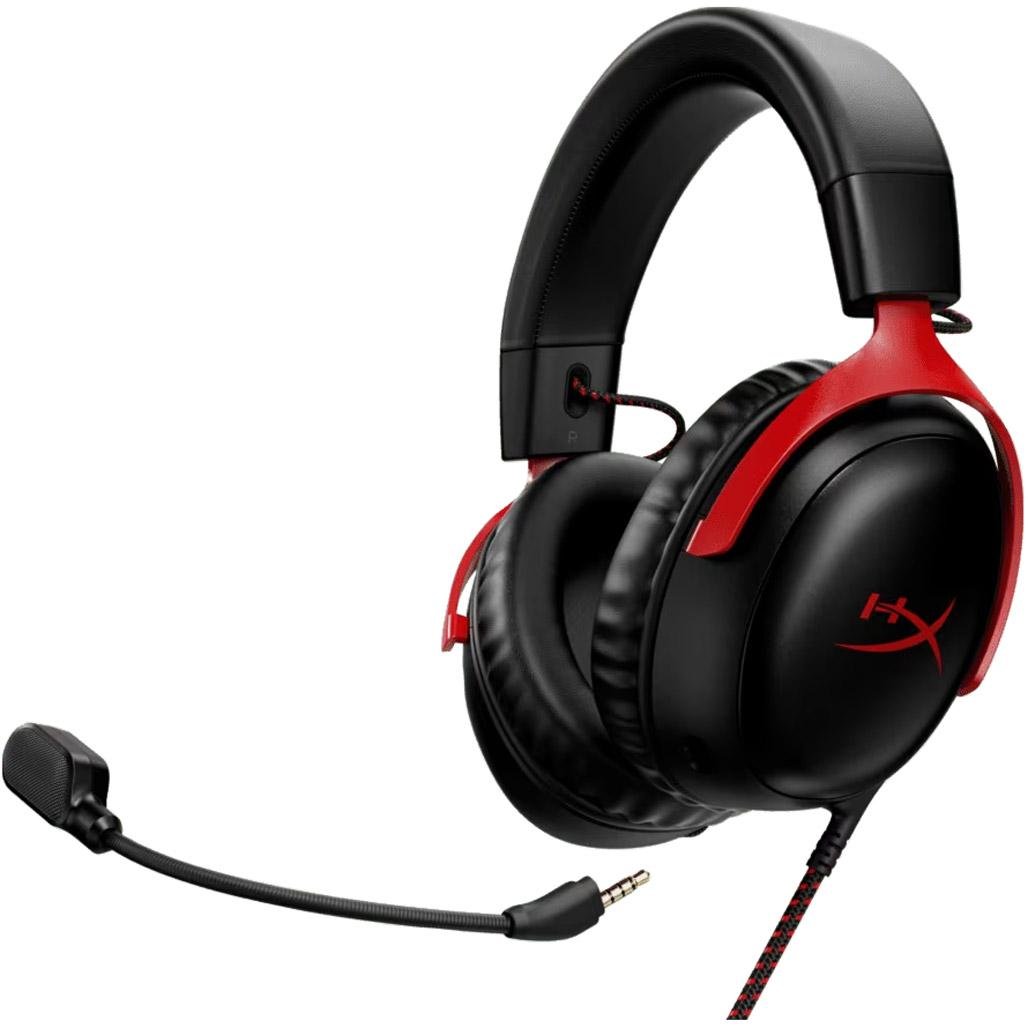 Навушники ігрові HyperX Cloud III Black/Red (727A9AA) - фото 2