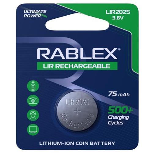 Акумулятор батарейка Rablex LIR2025 3,6V 75 mAh Акумулятор батарейка Rablex LIR2025 3,6V 75 mAh