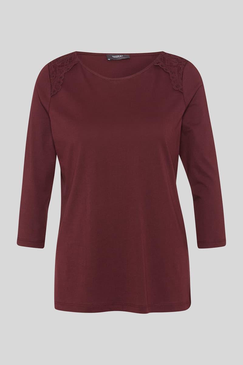 Лонгслів C&A XS Бордовий (2125953)