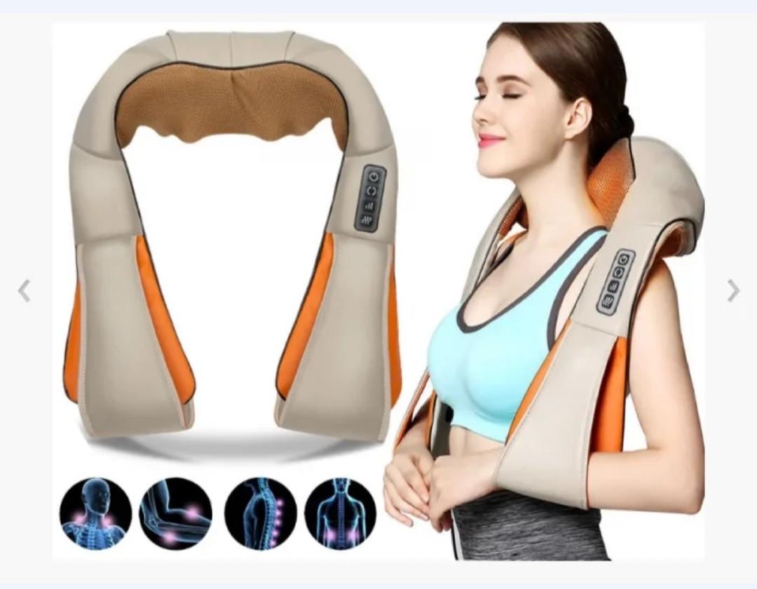 Массажер роликовый для всего тела с подогревом Shiatsu Massager of Neck Kneading - фото 2