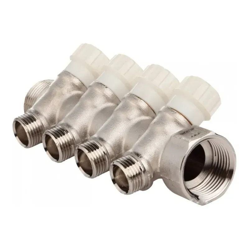 Распределитель для водоснабжения FADO S.r.l 4-вентильный 1x1/2" (TK-KVR14)