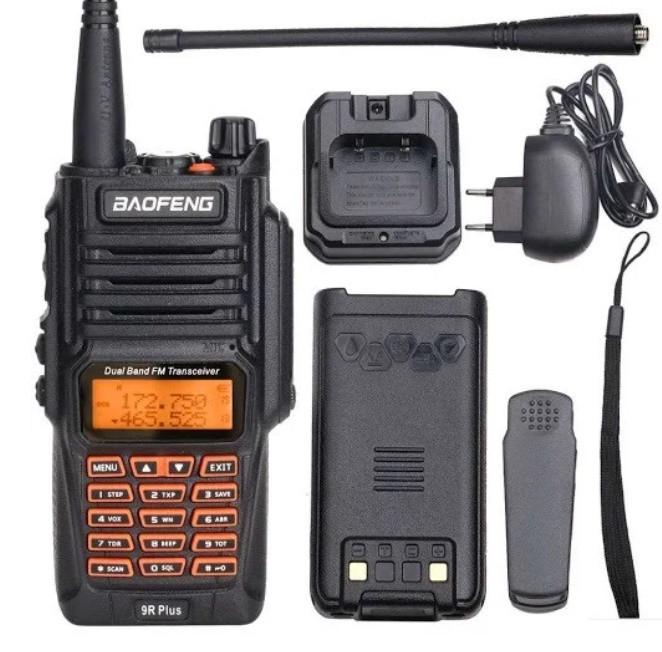 Рація портативна Baofeng UV-9R Plus Чорний - фото 2