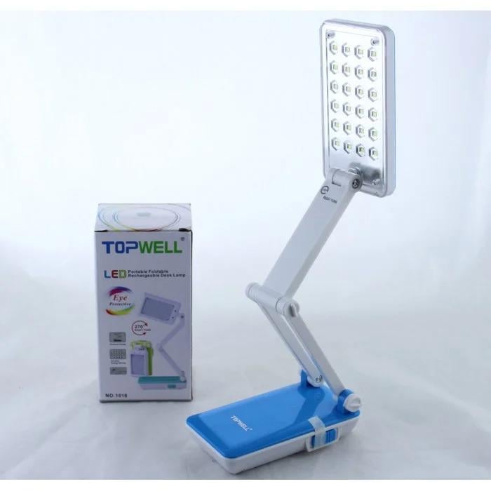 Настільна лампа світлодіодна XO Topwel LED-666 24 LED Синій (51010/4U) - фото 4