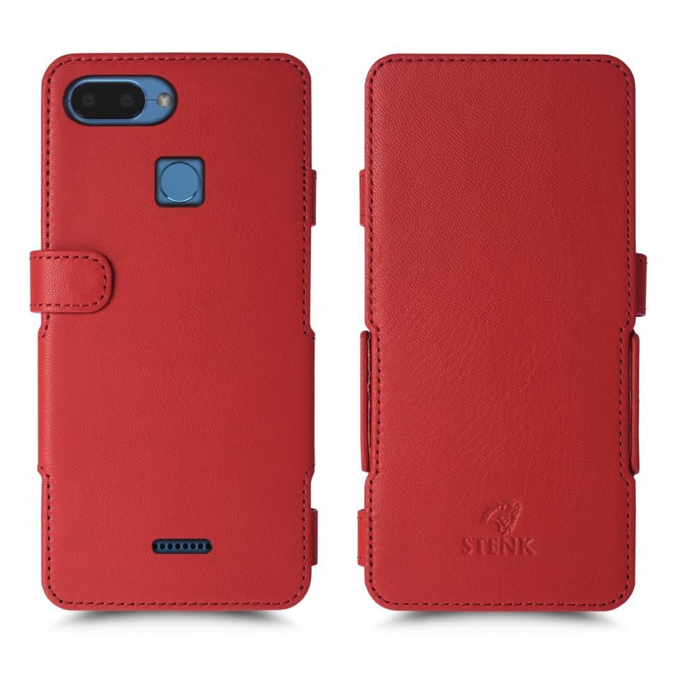 Чехол книжка Stenk Prime для Xiaomi Redmi 6 Красный (61466)