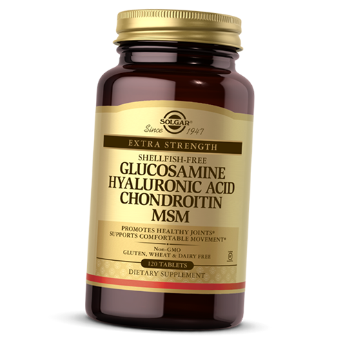 Глюкозамин хондроитин Glucosamine Hyaluronic Acid Chondroitin MSM 120 таблеток (03313001)