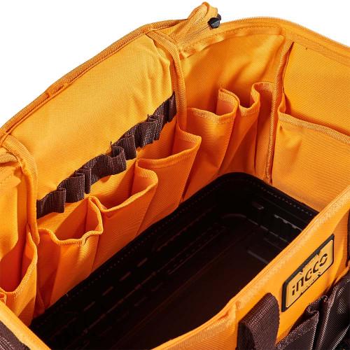 Сумка для инструмента INGCO Super Select 25 карманов 410 мм (26842953) - фото 8 Сумка для инструмента INGCO Super Select 25 карманов 410 мм (26842953) - фото 8