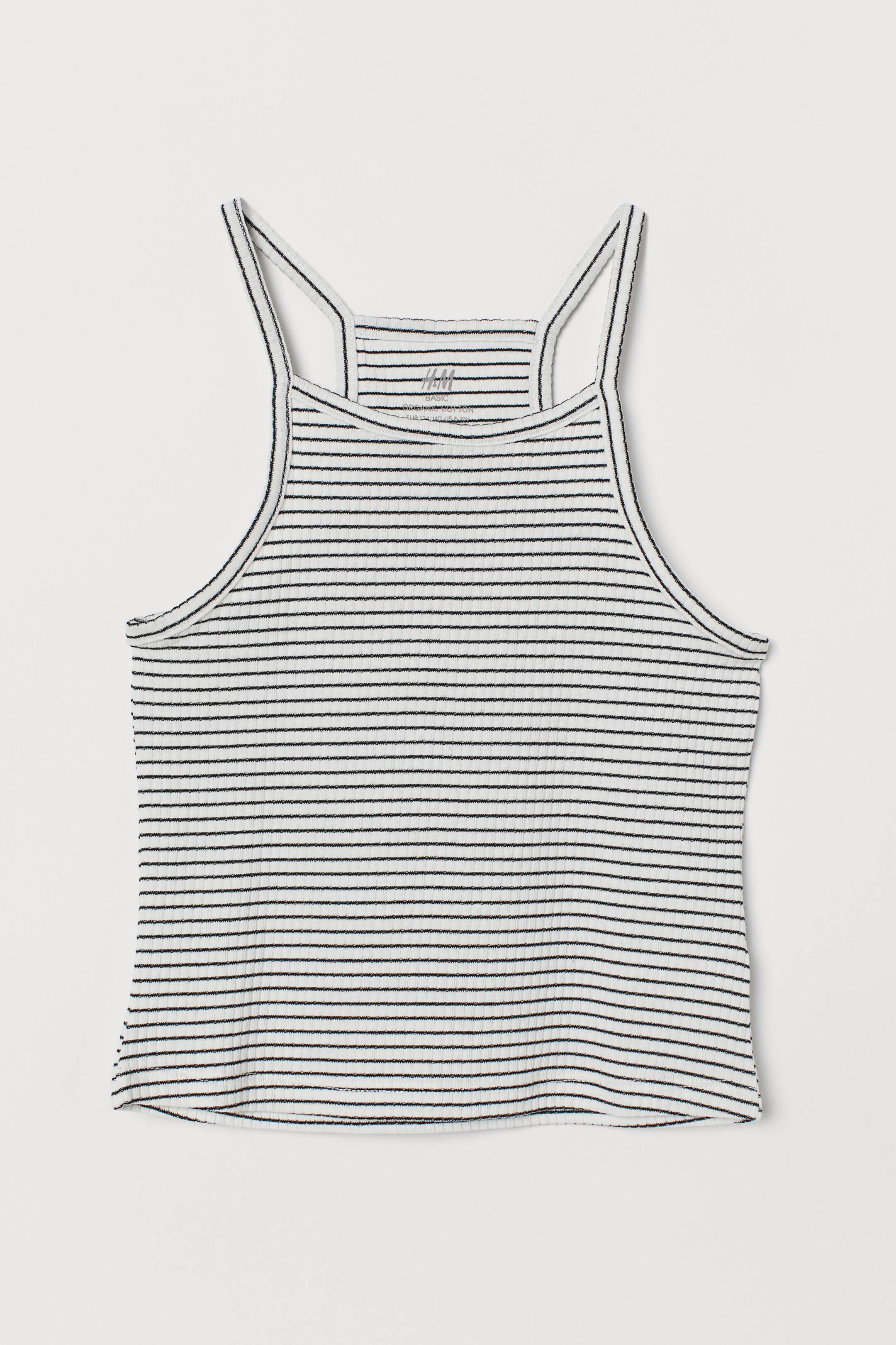 Топ Полоски 170 см Белый/Черный (820341АВ)