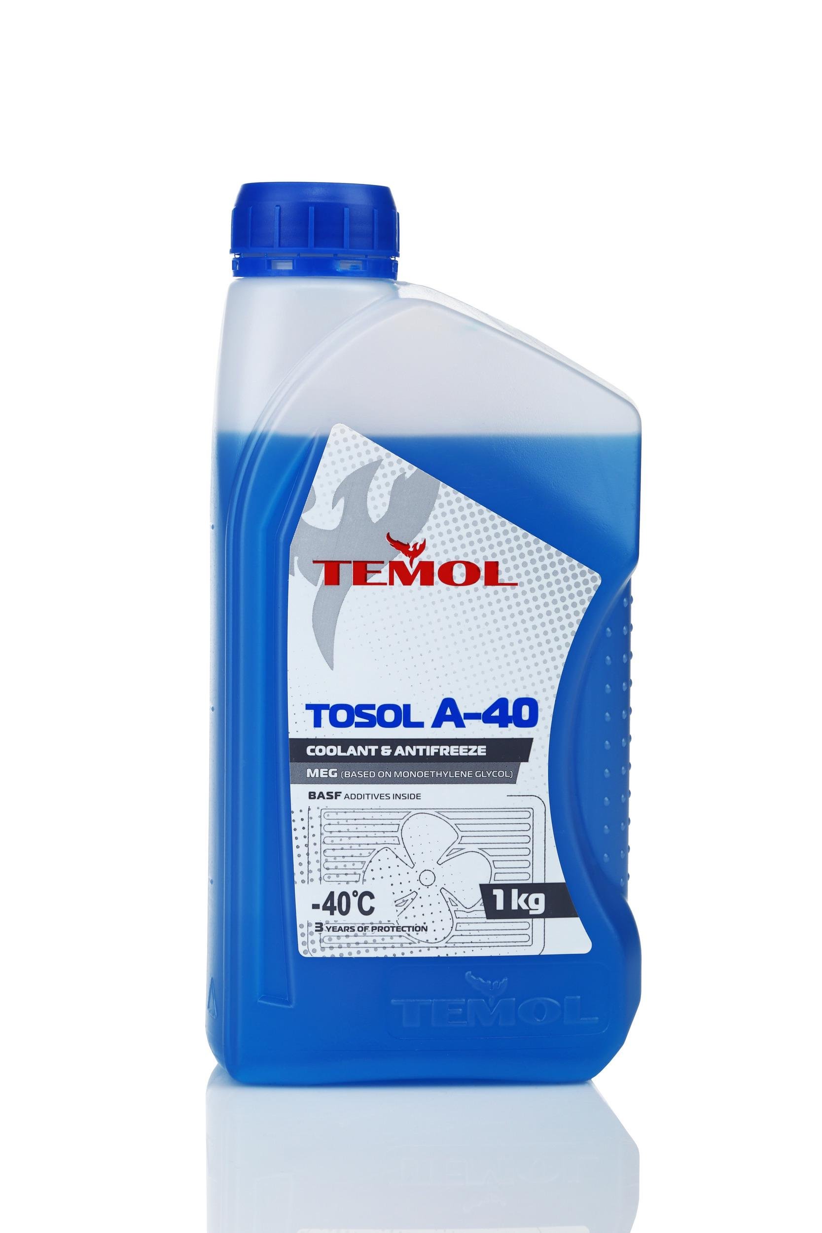 Антифриз TEMOL ТОСОЛ А-40 1 л (T-A40-1L)