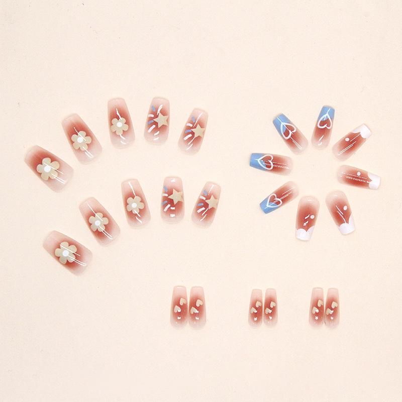 Накладные ногти с клеем Bananahall A756 24 шт. Бежевый (A9871) - фото 2 Накладные ногти с клеем Bananahall A756 24 шт. Бежевый (A9871) - фото 2