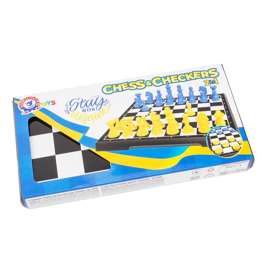 Настольная игра ТехноК Шахматы Набор настольных игр ТехноК (SR-113-N-1222) - фото 2 Настольная игра ТехноК Шахматы Набор настольных игр ТехноК (SR-113-N-1222) - фото 2