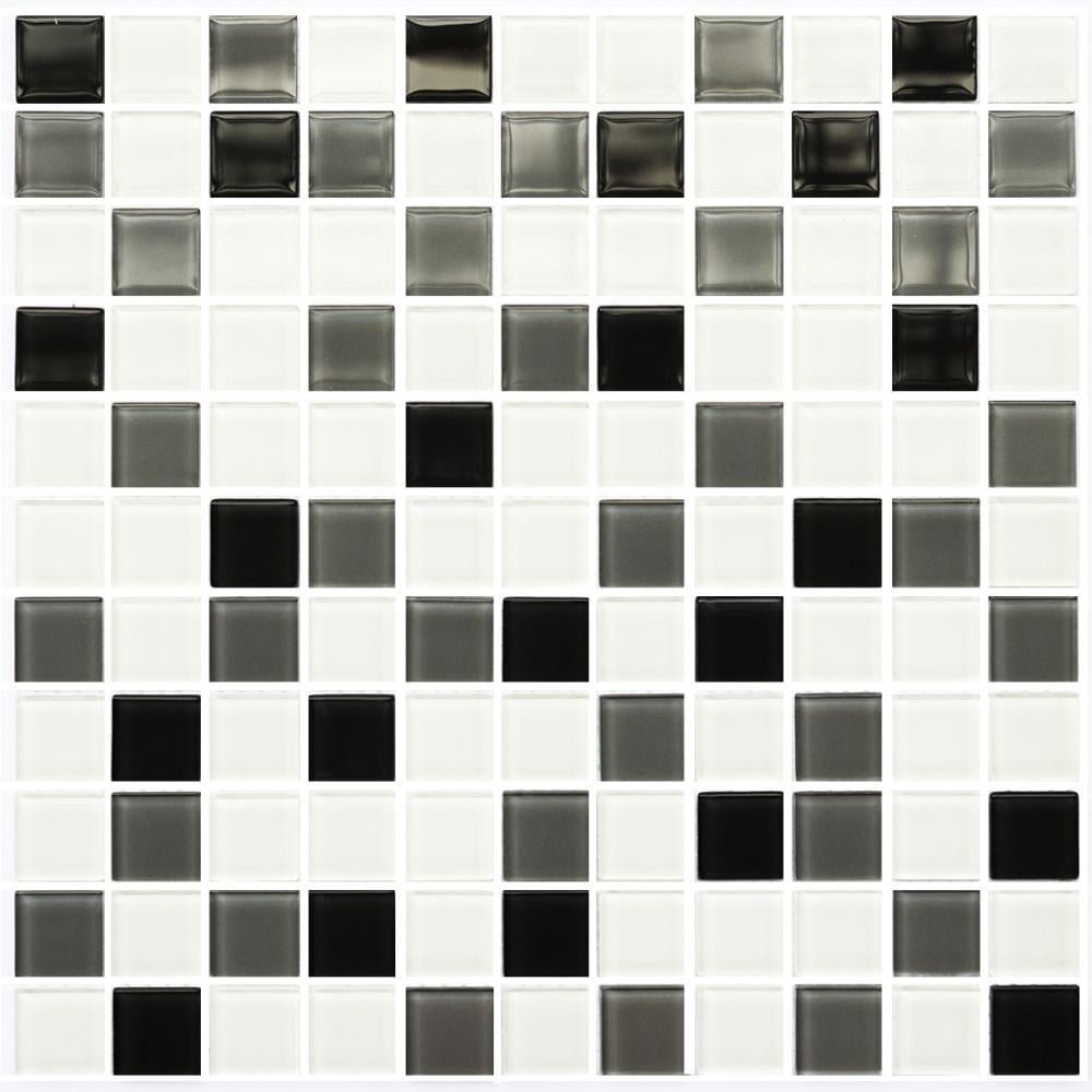 Керамічна мозаїка Kotto Ceramica GM 4034 C3 300x300x4 мм/25x25 мм Gray m/Gray w/White