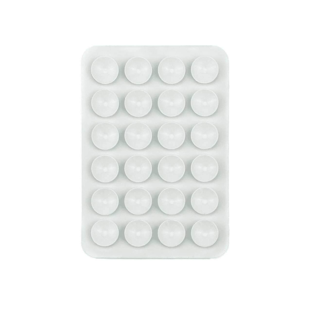 Держатель-липпер для телефона силиконовый с присосками Белый (bd77a012)