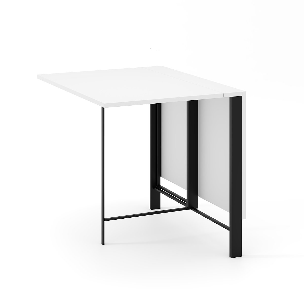 Стол-трансформер ART IN HEAD Voody 1300x900x756 мм Белый диамант/Чёрный (TB26010000030) - фото 1