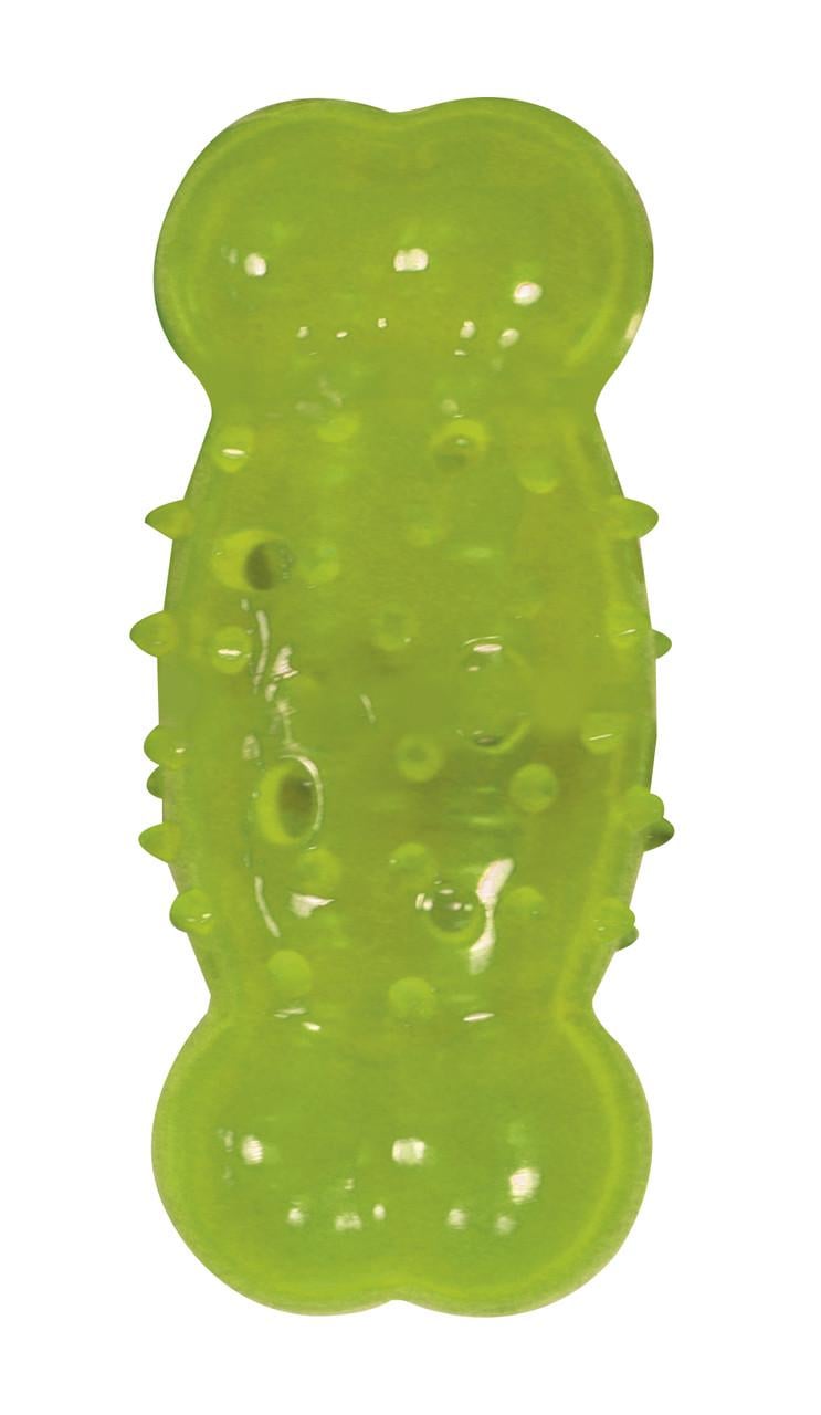Игрушка для собак Croci Кость с шипами силикон 13,5x5,6 см Зеленый (1199892412)