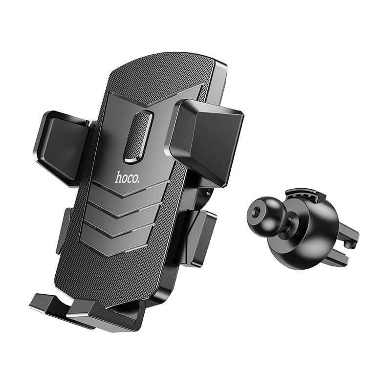 Держатель для телефонов в машину Hoco CA86 крепление решетка воздухообдув (1892028760) - фото 3