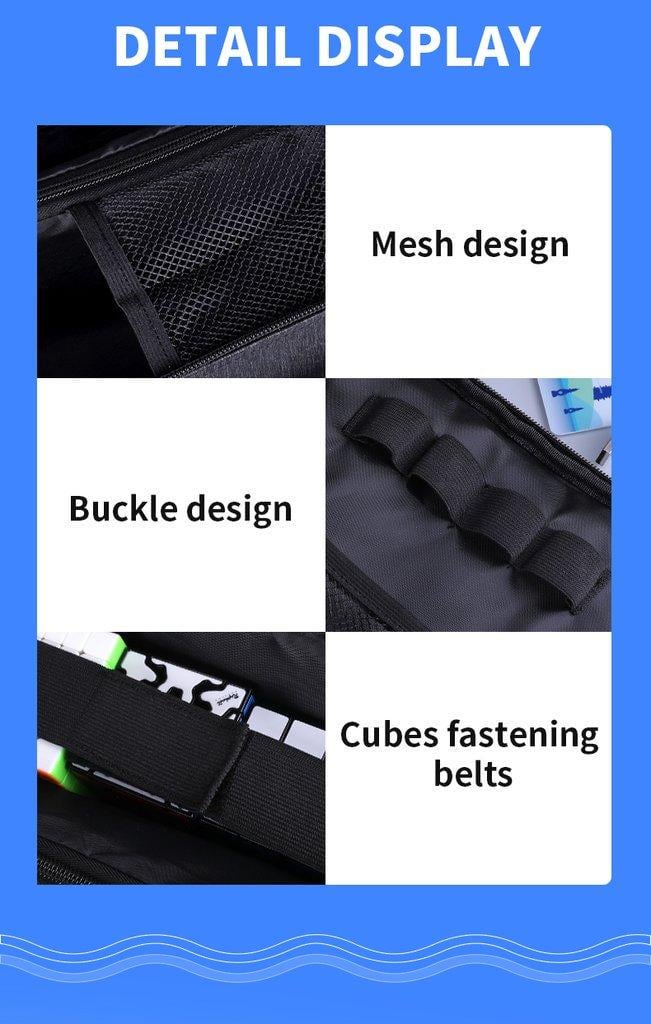 Сумка для спидкубинга QiYi MoFangGe Cubing (17918) - фото 9 Сумка для спидкубинга QiYi MoFangGe Cubing (17918) - фото 9