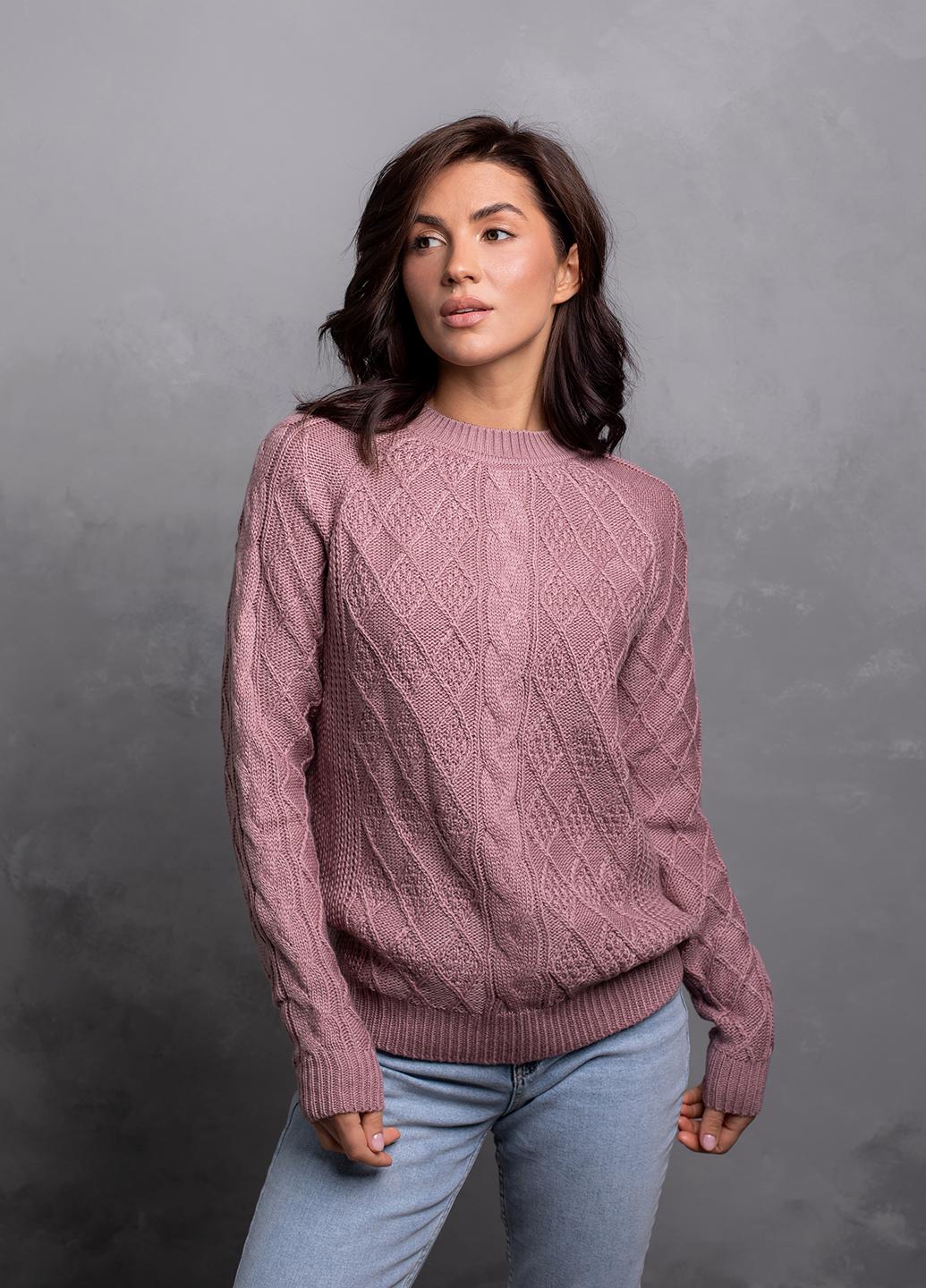 Свитер женский S-L Сухая роза (Bakhur 3203 Суха троянда)