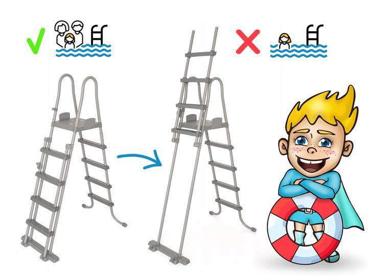 Бассейн каркасный прямоугольный Bestway 17в1 56465 549х274х122 см (443086) - фото 9 Бассейн каркасный прямоугольный Bestway 17в1 56465 549х274х122 см (443086) - фото 9