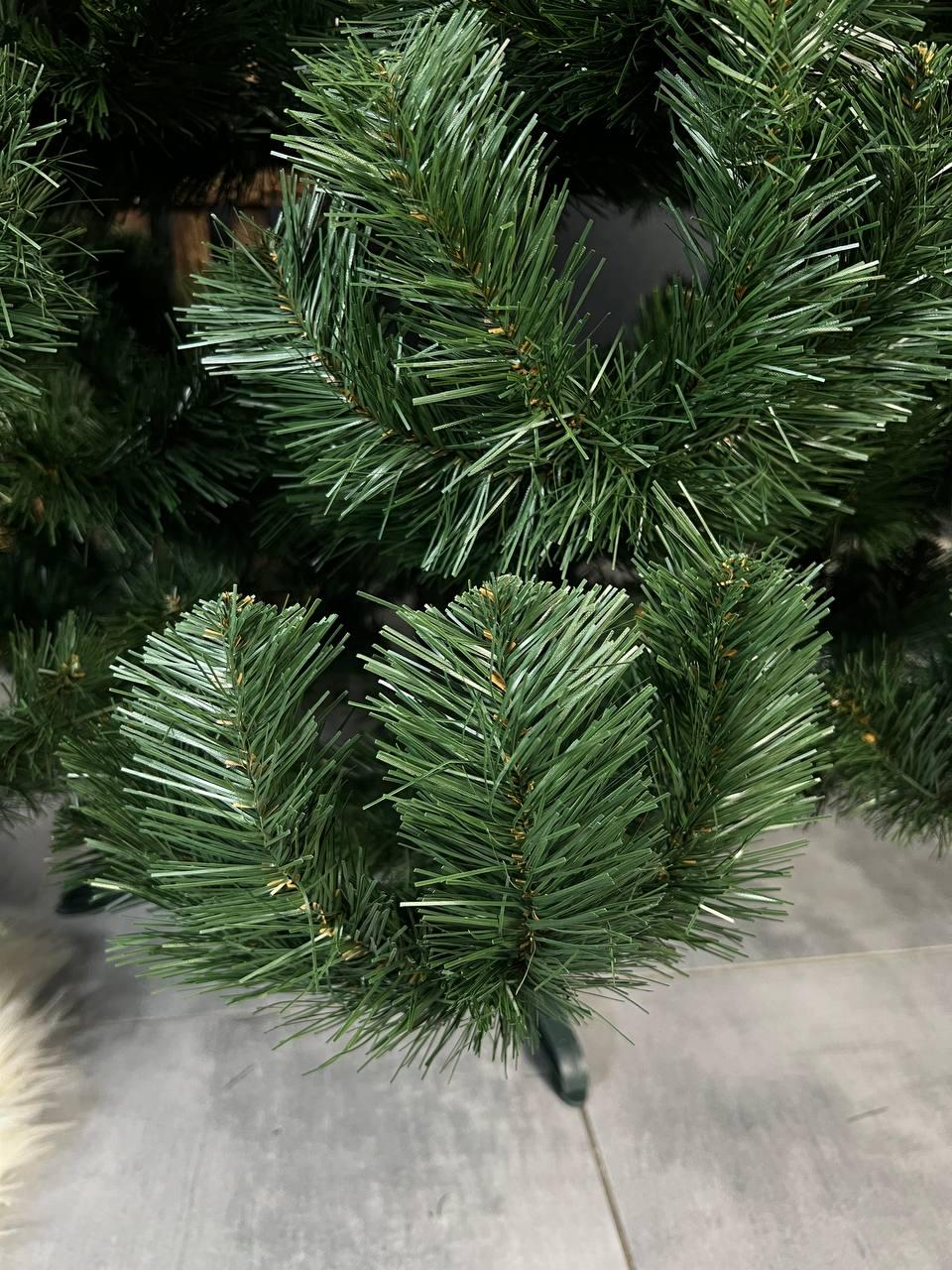 Штучна ялинка Монтана з пластиковою підставкою 2,1 м Зелений (YNK081360) - фото 2 Штучна ялинка Монтана з пластиковою підставкою 2,1 м Зелений (YNK081360) - фото 2