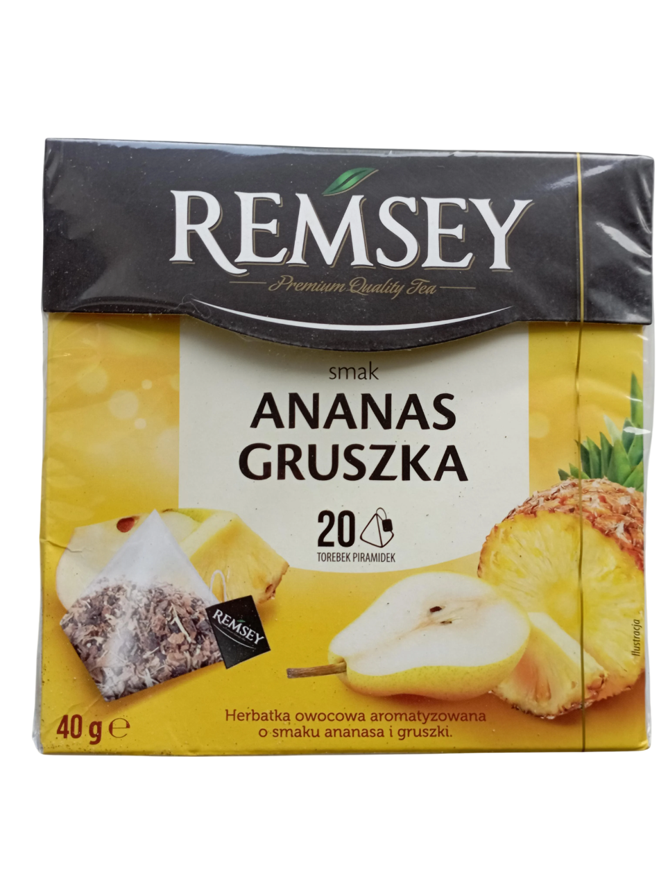 Чай фруктовий Remsey Ананас-груша 20 пакетиків (256789) - фото 1