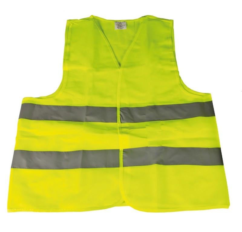 Жилет Mastertool со светоотражающей лентой XL Лимонный (83-0001)