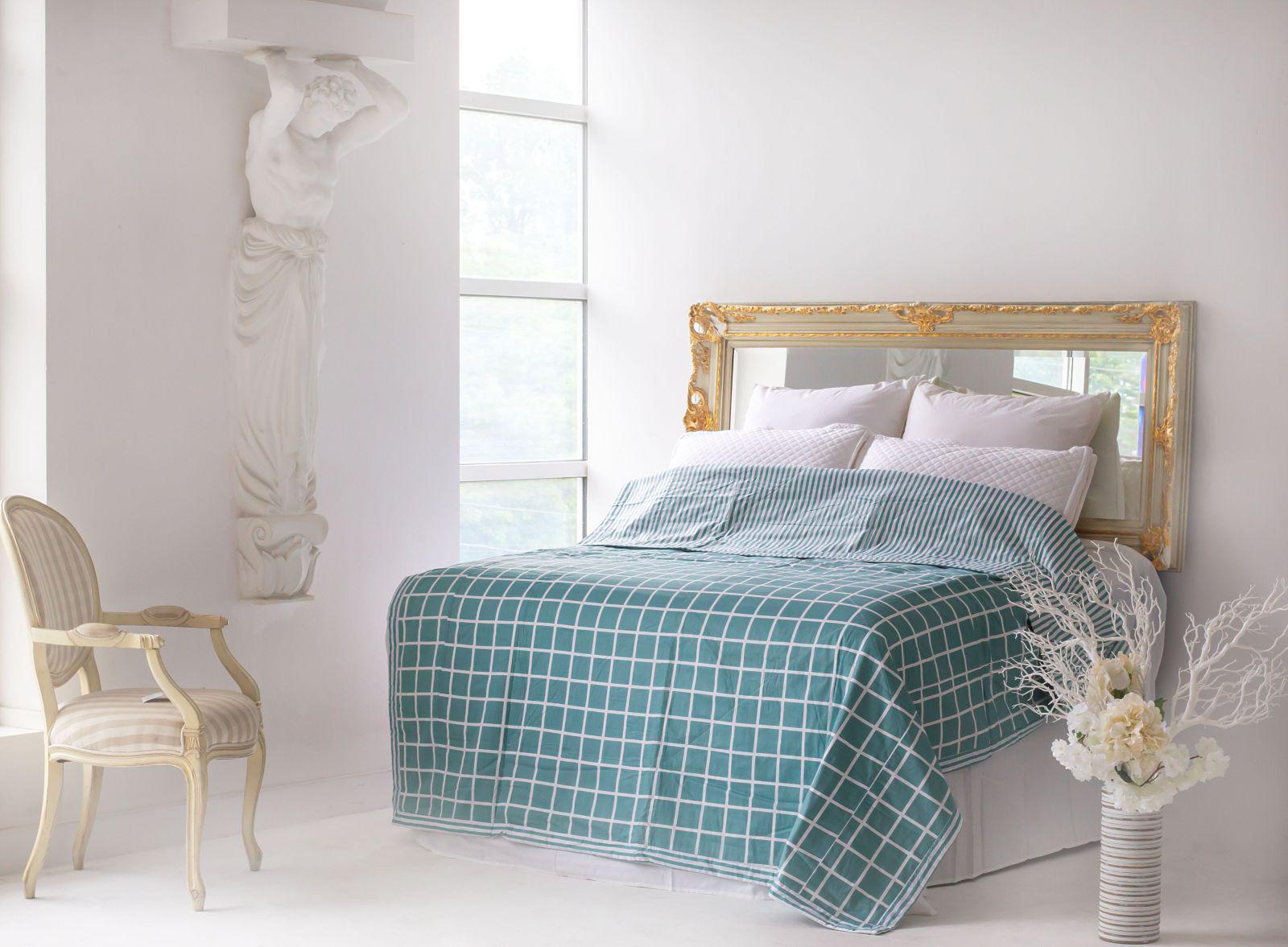 Покрывало лен/хлопок EUROPEAN STYLE 150х220 см Leto 2