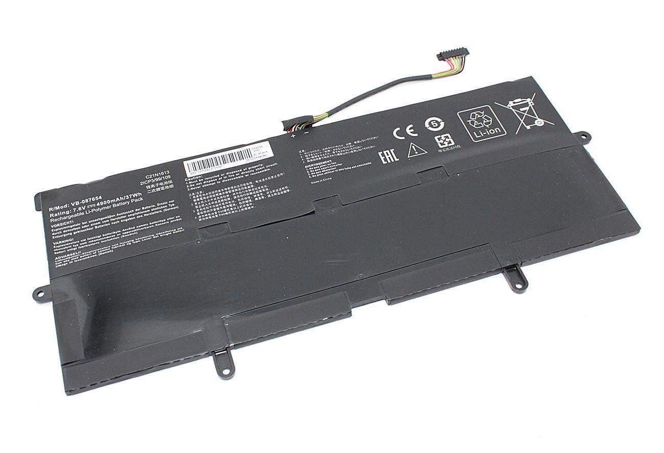 Аккумуляторная батарея для ноутбука Acer C21N1613 Chromebook Flip C302CA 7,6V 4900 mAh (col79011065)