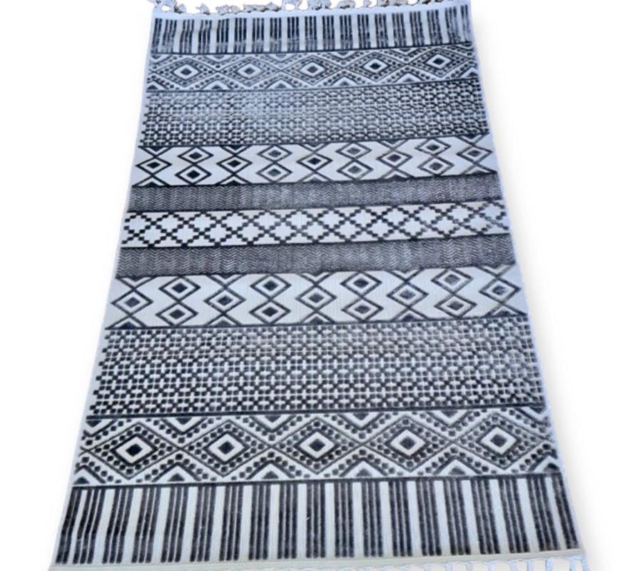 Ковер акриловый Garden 1,5х2,3 м Кремовый/Серый (05843)