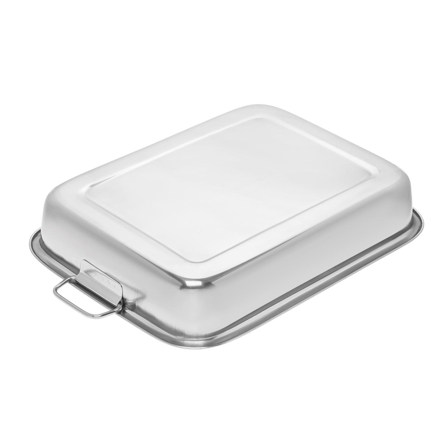 Деко з нержавіючої сталі 37х28х6,2 см (87395) - фото 6 Деко з нержавіючої сталі 37х28х6,2 см (87395) - фото 6