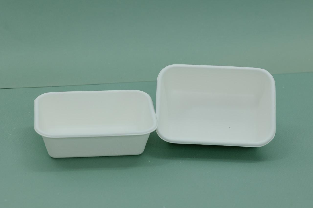 Одноразовый лоток Эко из сахарного тростника 370 мл 50 шт. 13х9 см - фото 5 Одноразовый лоток Эко из сахарного тростника 370 мл 50 шт. 13х9 см - фото 5