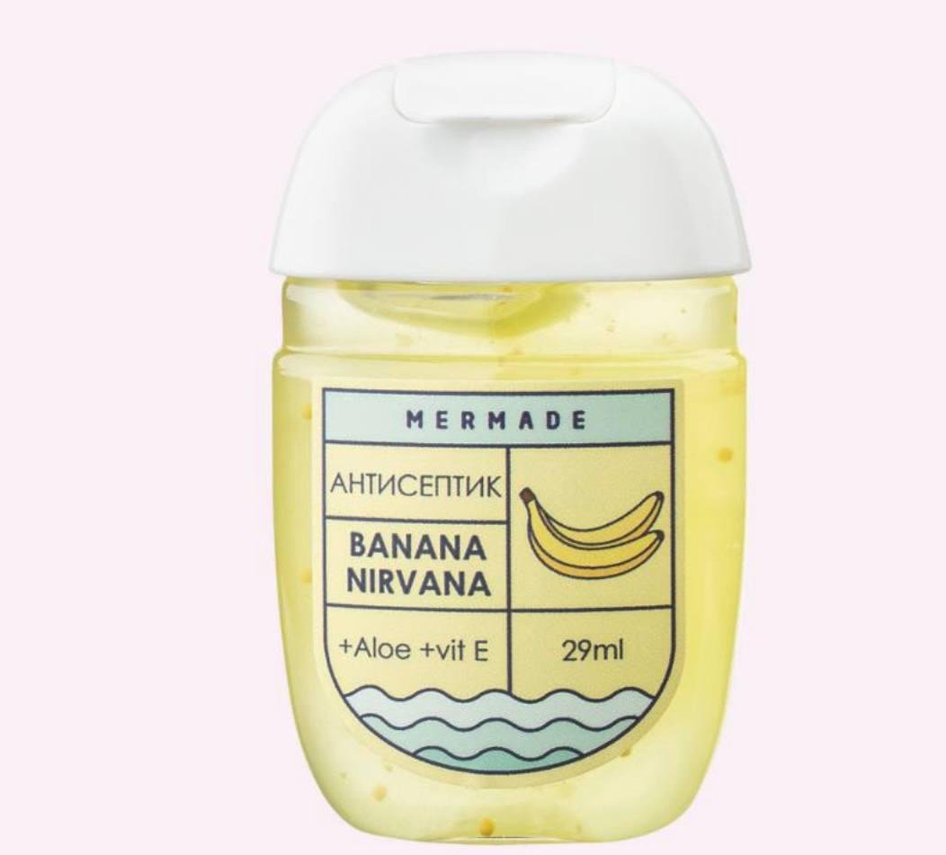 Антисептик для рук Mermade Banana Nirvana 29 мл (30285352) Антисептик для рук Mermade Banana Nirvana 29 мл (30285352)