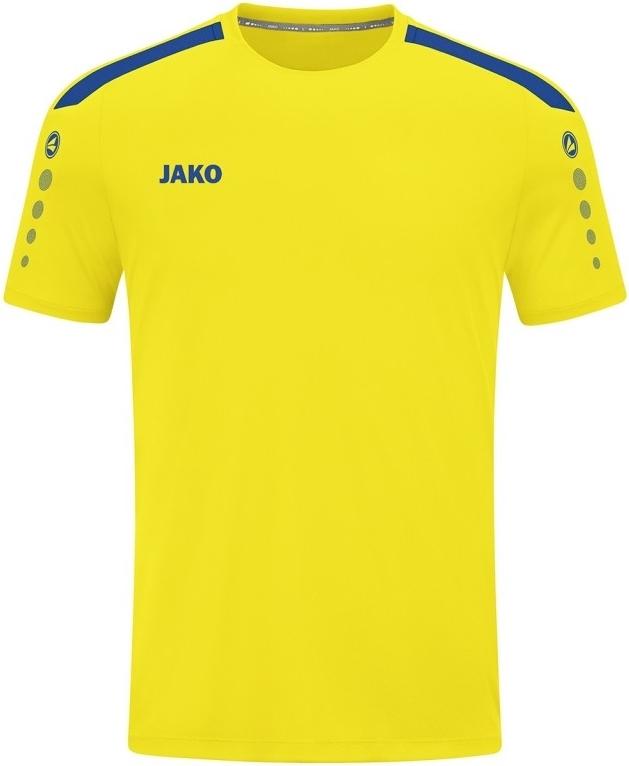 Футболка джерси Jako POWER S/S 2XL Желто-синий (4223-304)