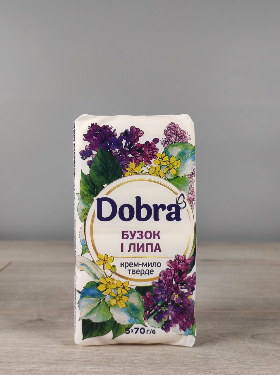 Мыло твердое для всего тела Dobra сирень и липа 350 г (1903269769)