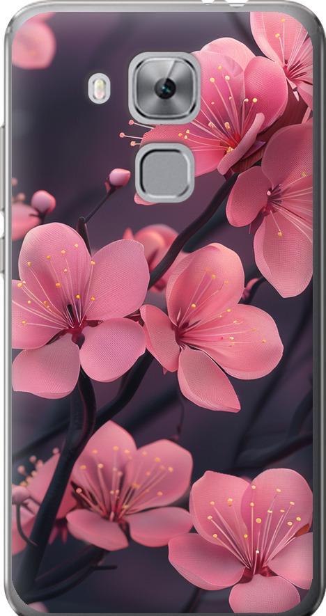 Чехол на Huawei Nova Plus Пурпурная сакура (6075u-961-42517)