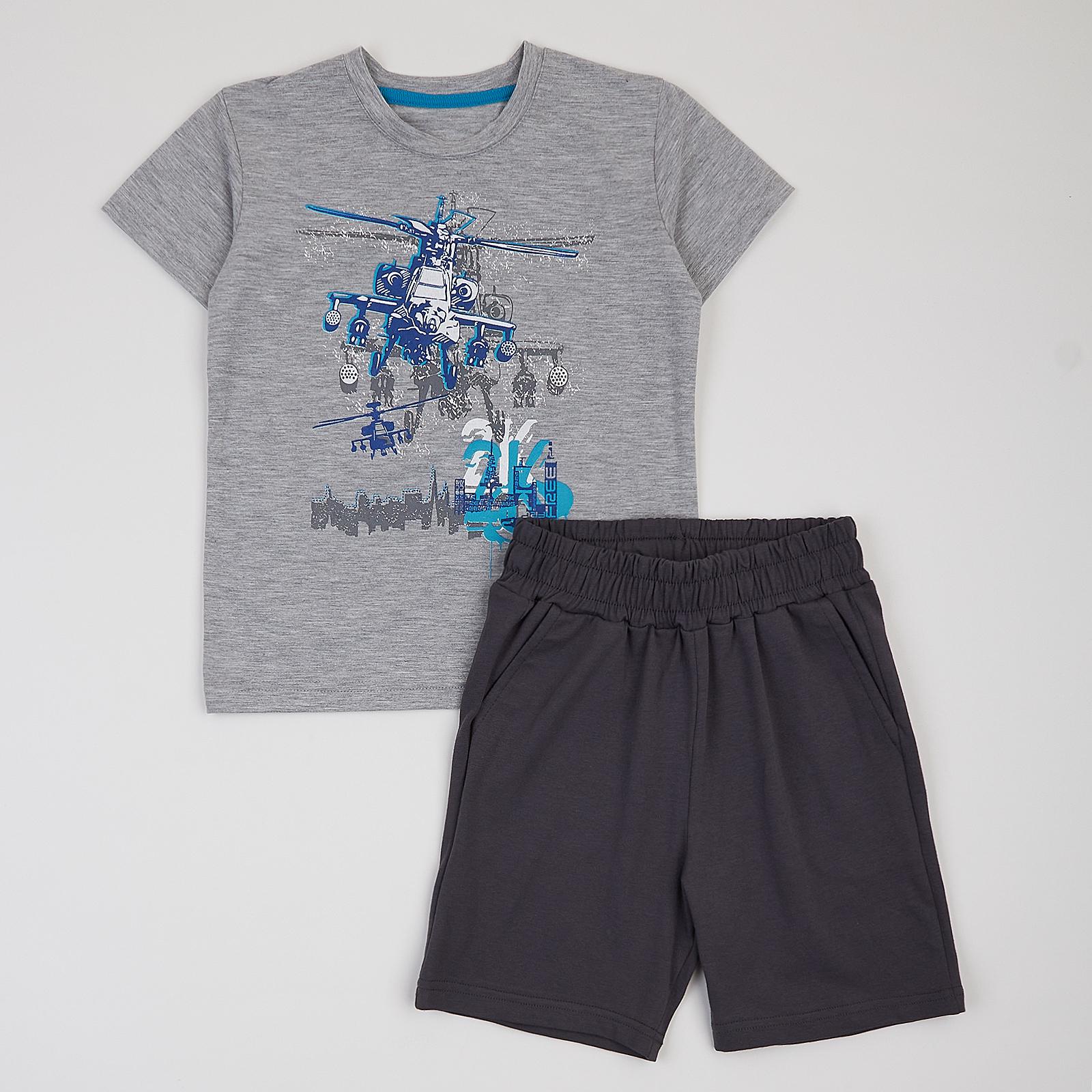 Комплект дитячий ЛяЛя з футболки та шорт 104 см (К3СК140)