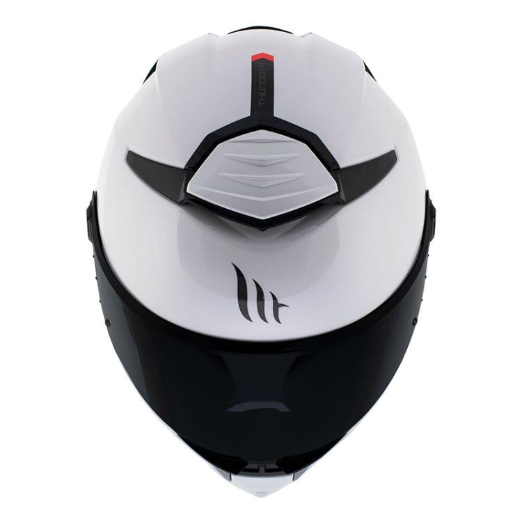 Мотошлем MT HELMETS Thunder 4 SV Solid 2XL Gloss White (46899) - фото 4