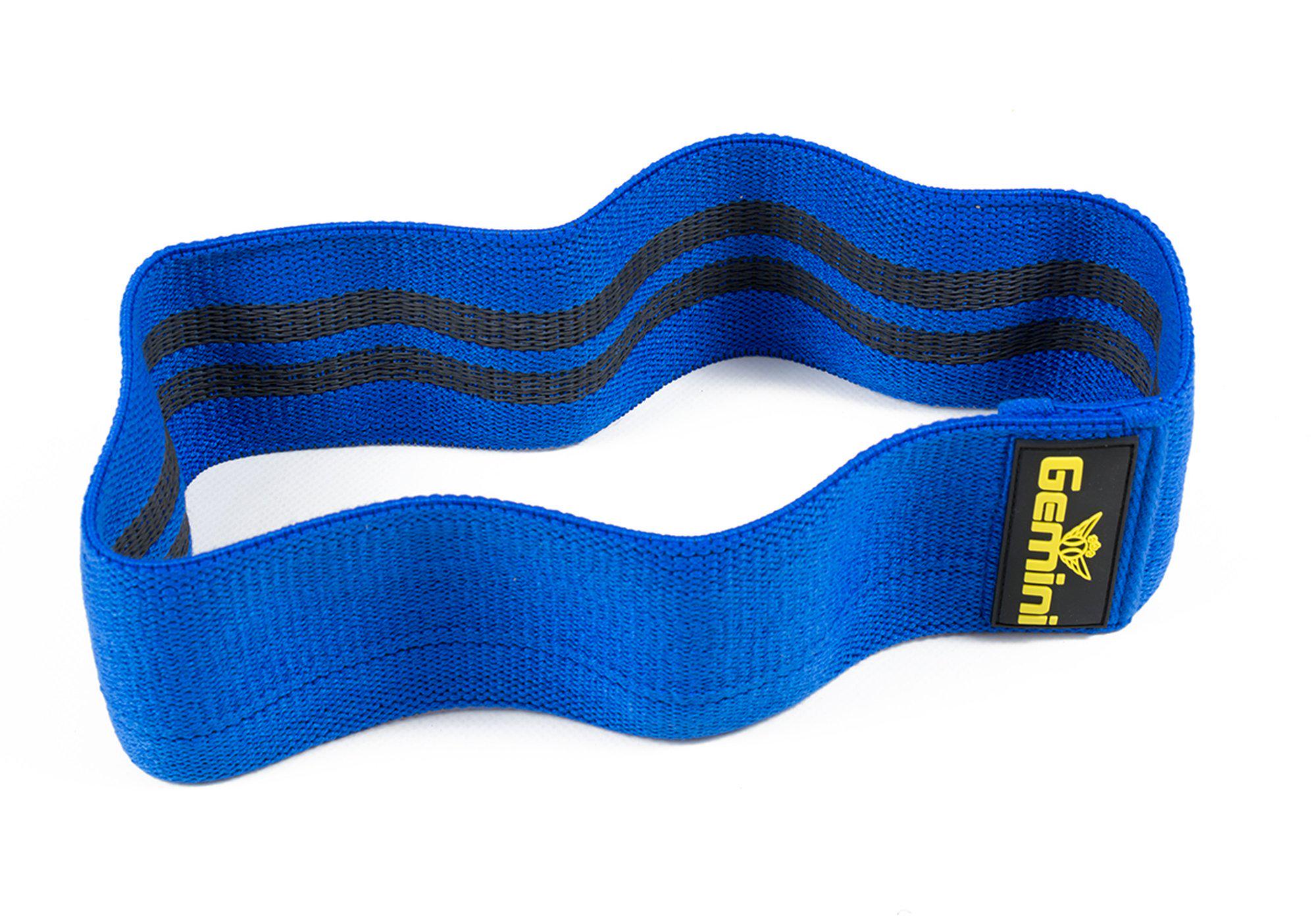 Гумка для фітнесу Gemini тканинна 38 см M Синій (GM-TFR38BL)