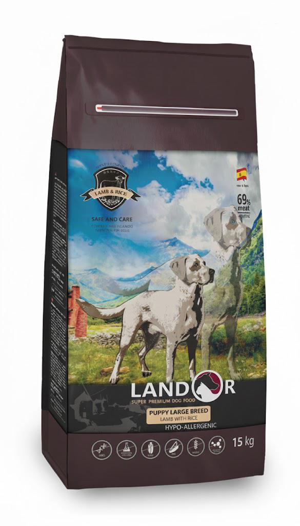 Корм сухой для щенков LANDOR Puppy Large Breed Lamb&Rice крупных пород Ягненок с рисом 15 кг (BP8436022860001) Корм сухой для щенков LANDOR Puppy Large Breed Lamb&Rice крупных пород Ягненок с рисом 15 кг (BP8436022860001)