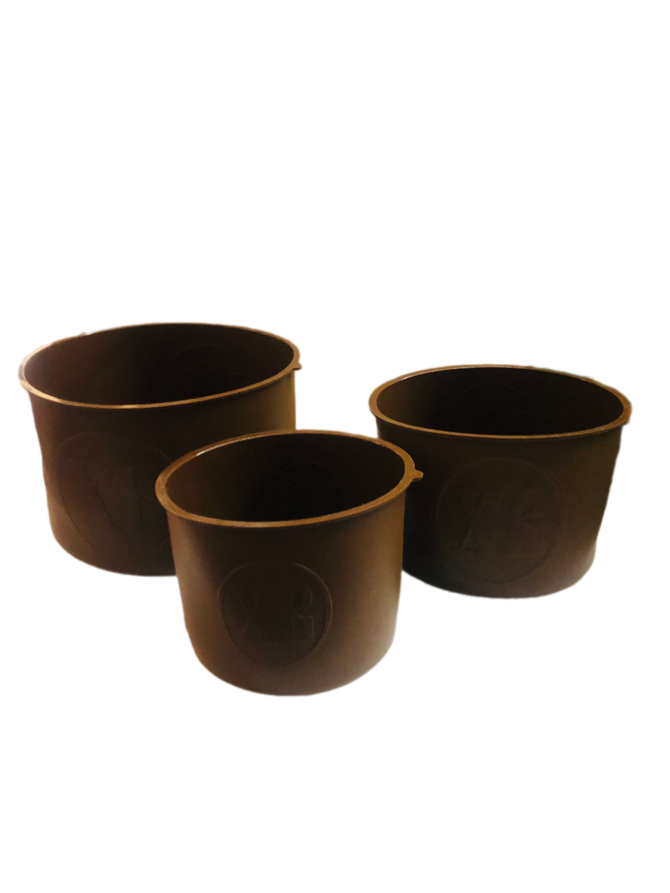 Форма для выпечки кексов силикон 3 шт. (APL001T)