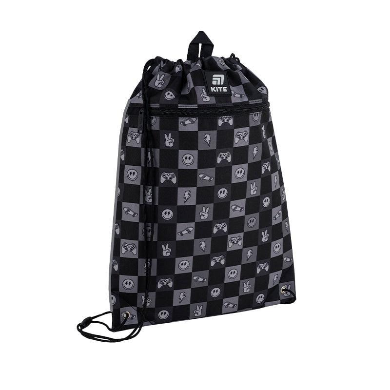 Сумка для обуви KITE Game On 46x33 см Черный (K25-601M-4)