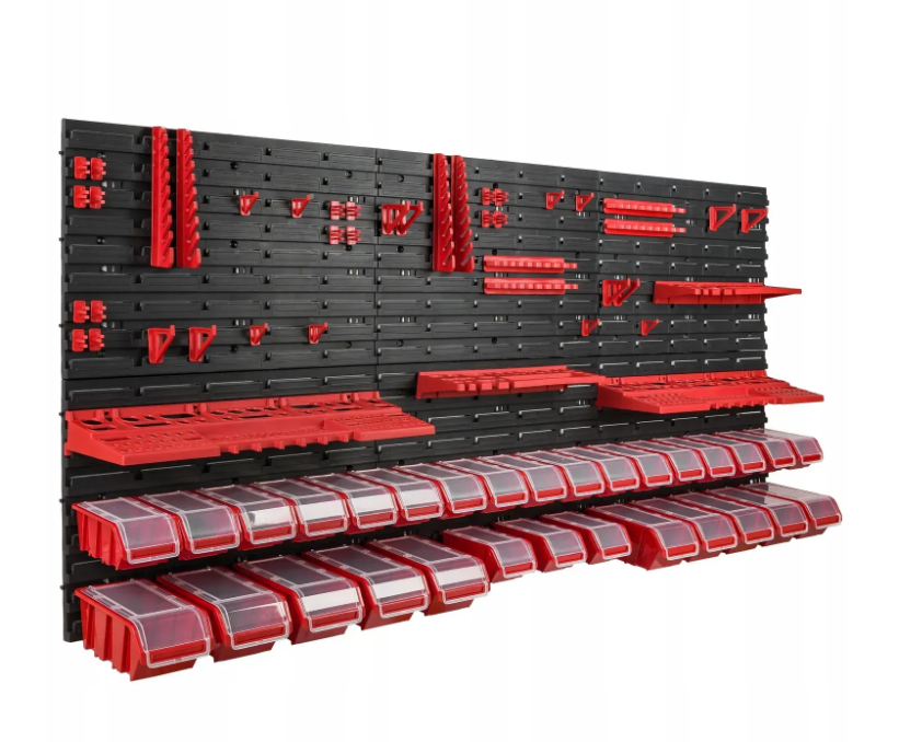 Органайзер для инструмента Kistenberg 173x78 см 6 панелей 30 контейнеров с крышками (MIX507-) Органайзер для инструмента Kistenberg 173x78 см 6 панелей 30 контейнеров с крышками (MIX507-)