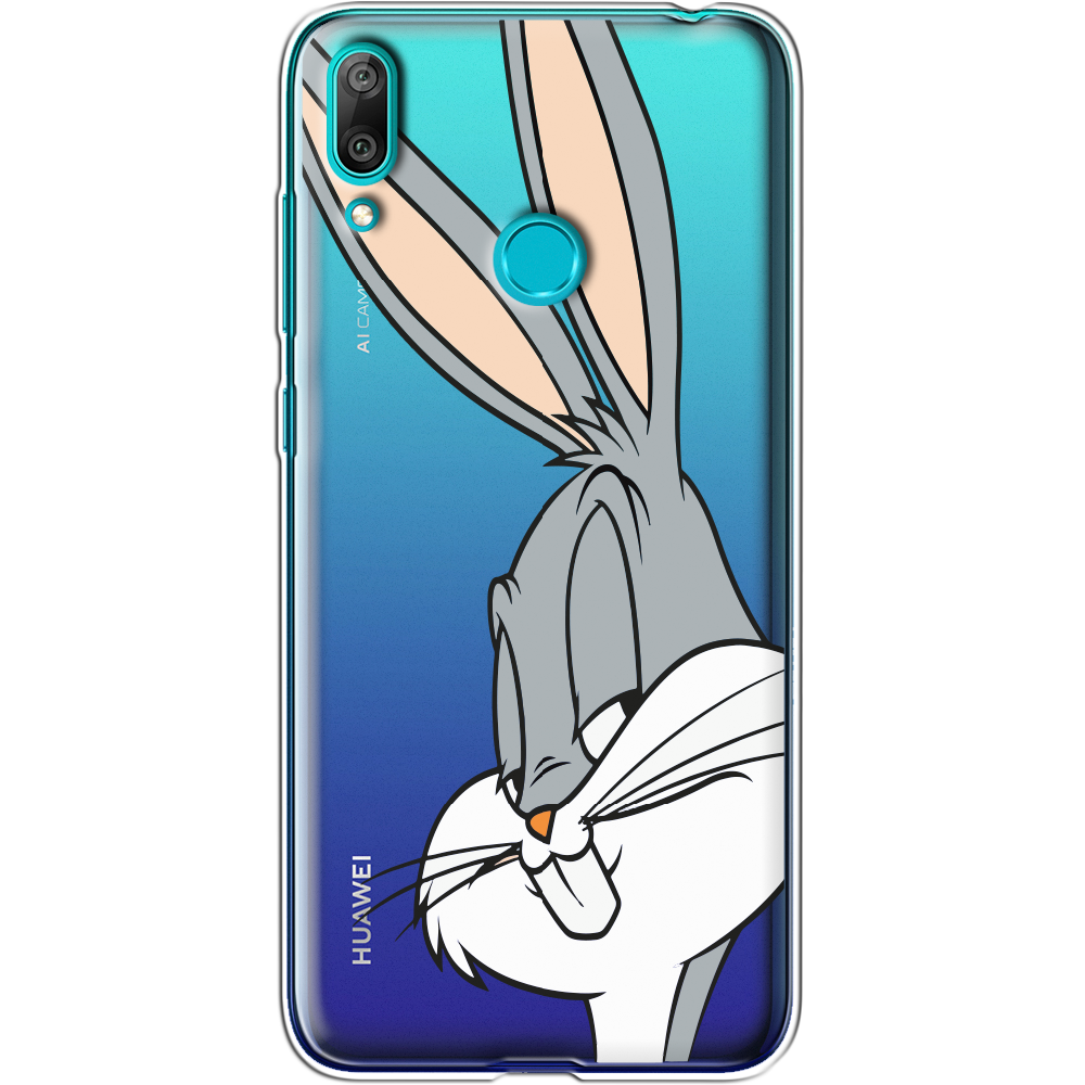 Чехол Boxface Huawei Y7 2019 Lucky Rabbit Прозрачный силикон (36044-bk81-36044)