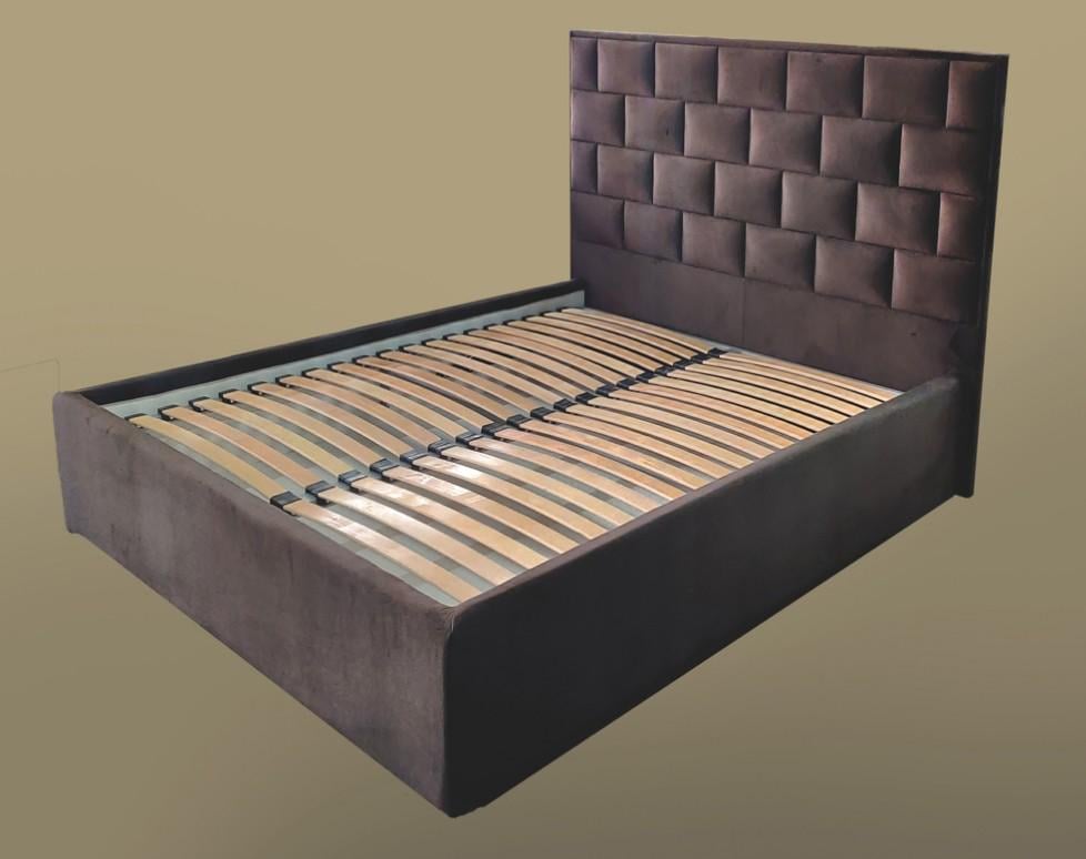 Кровать Littorio Premium Simple с дополнительной металлической цельносварной рамой 90х190 см Коричневый - фото 3 Кровать Littorio Premium Simple с дополнительной металлической цельносварной рамой 90х190 см Коричневый - фото 3