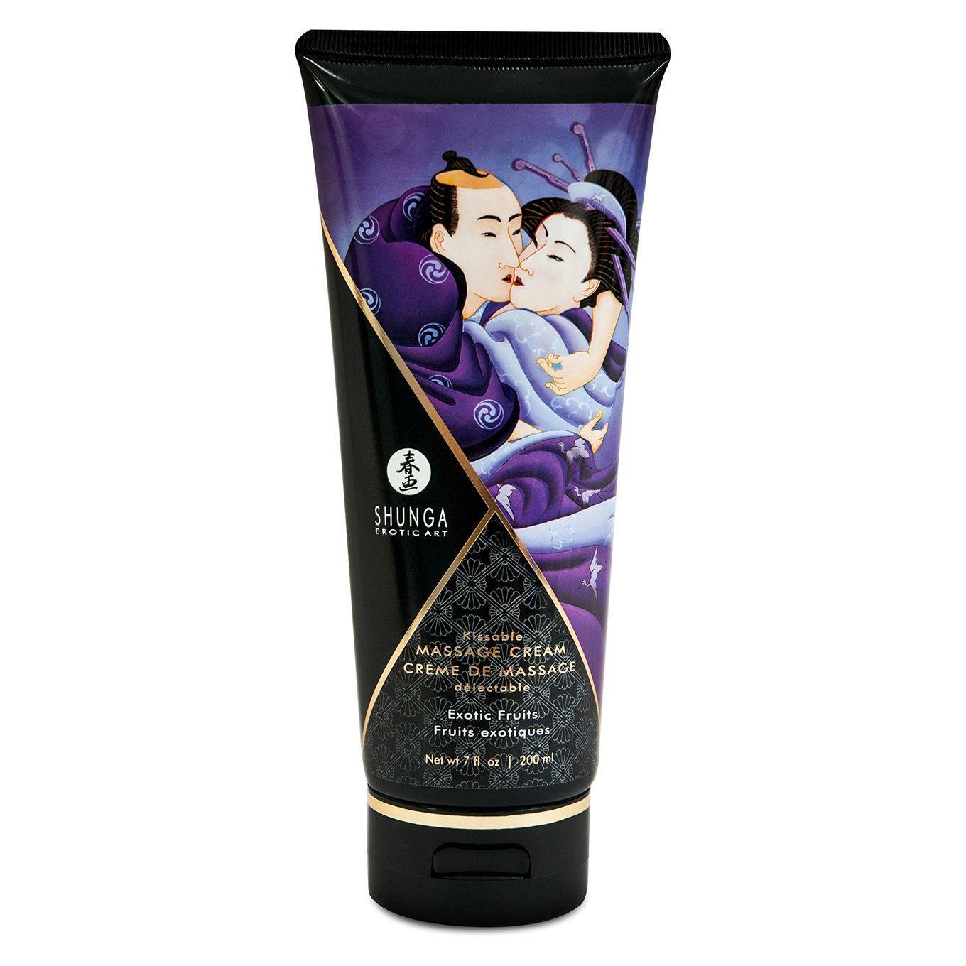 Їстівний масажний крем Shunga Kissable Massage Cream Exotic Fruits 200 мл