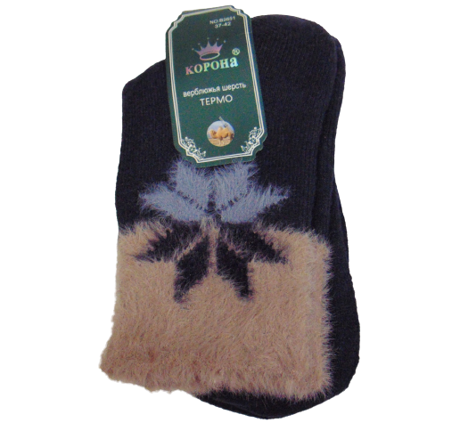 Термоноски с верблюжьей шерсти Корона 2651 с махрой р. 37-42 Синий/Бежевый (1703505257) - фото 1 Термоноски с верблюжьей шерсти Корона 2651 с махрой р. 37-42 Синий/Бежевый (1703505257) - фото 1