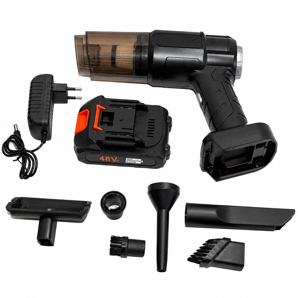 Автопылесос аккумуляторный Maxtop 9997 Dust Collector 1хАКБ Черный