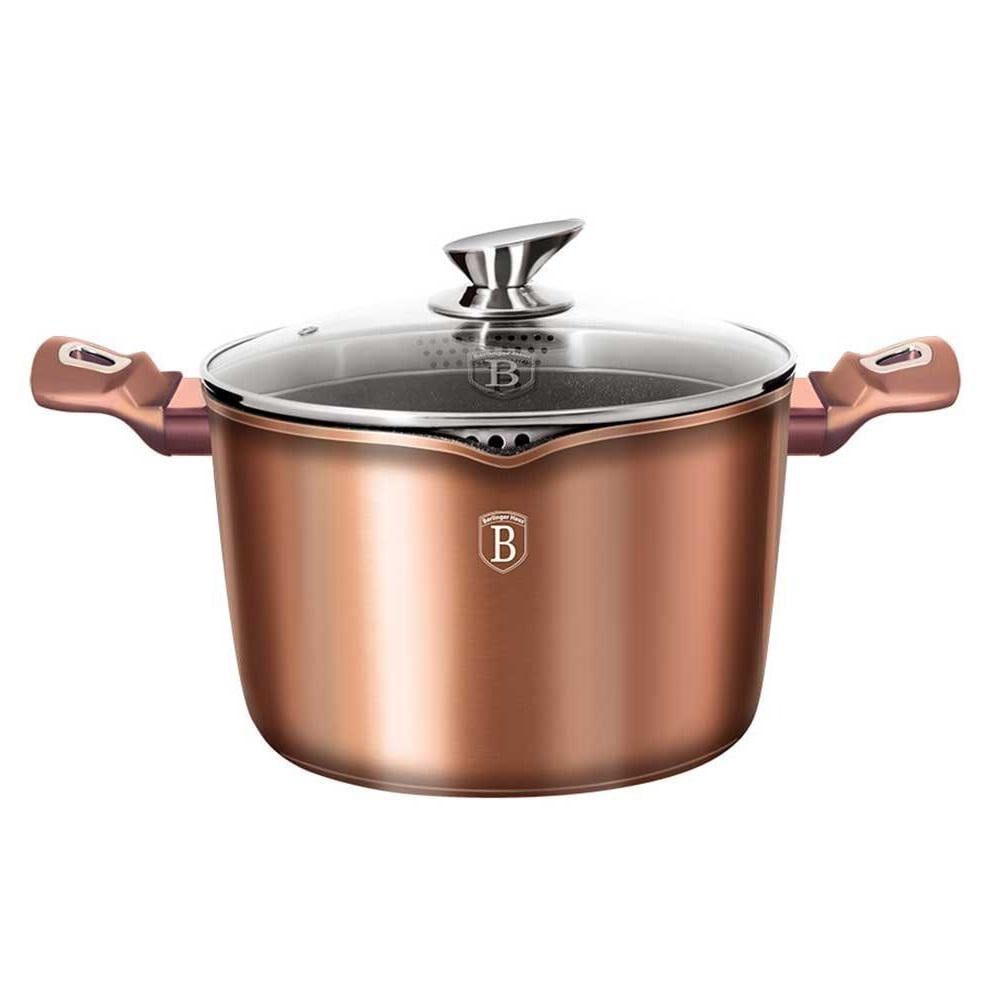 Кастрюля Berlinger Haus Rose Gold Metallic Line BH-1520N 6 л 24 см (fb056220)