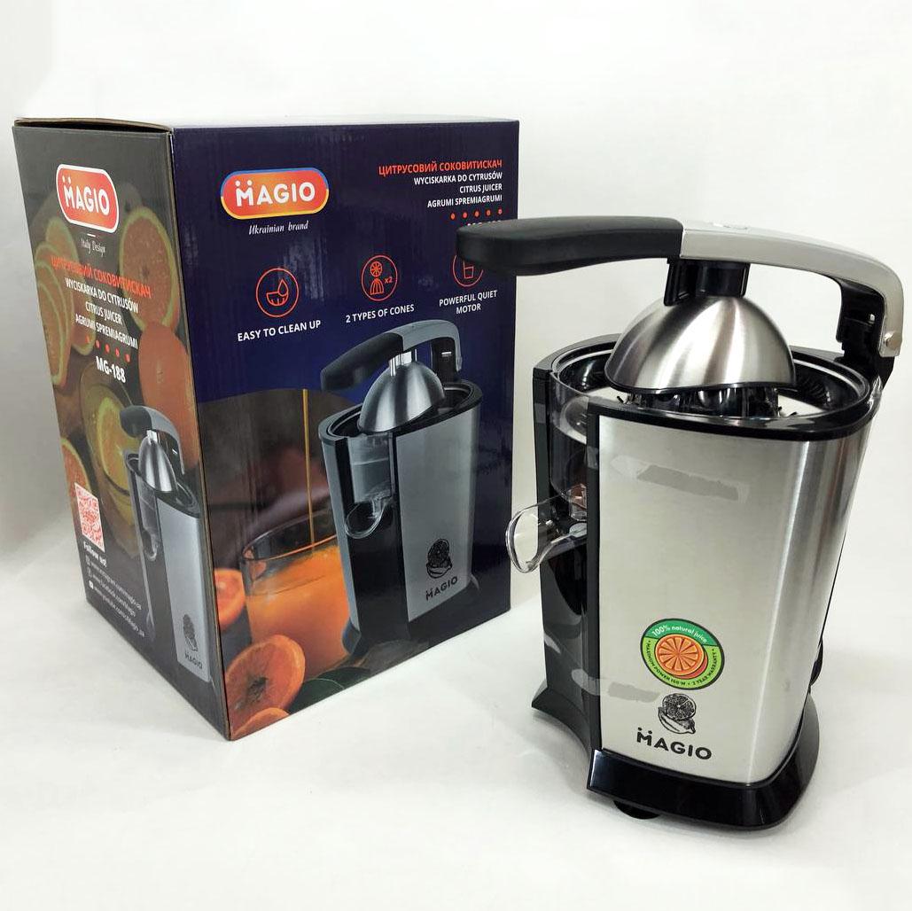 Соковыжималка для цитрусовых Magio MG-188, соковыжималка для яблок, соковыжималка для ягод - фото 8 Соковыжималка для цитрусовых Magio MG-188, соковыжималка для яблок, соковыжималка для ягод - фото 8