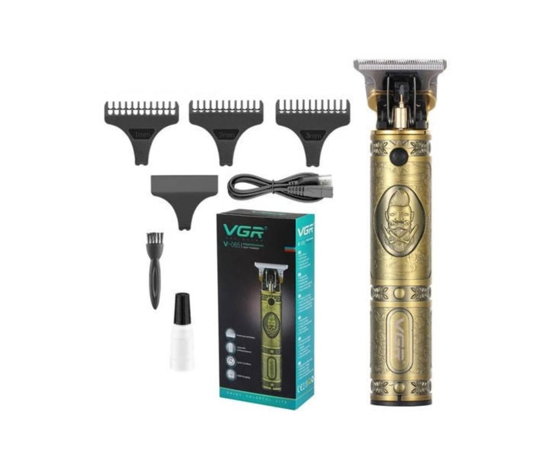 Тример для стрижки безпровідний VGR V-085 Золотистий (V-085)