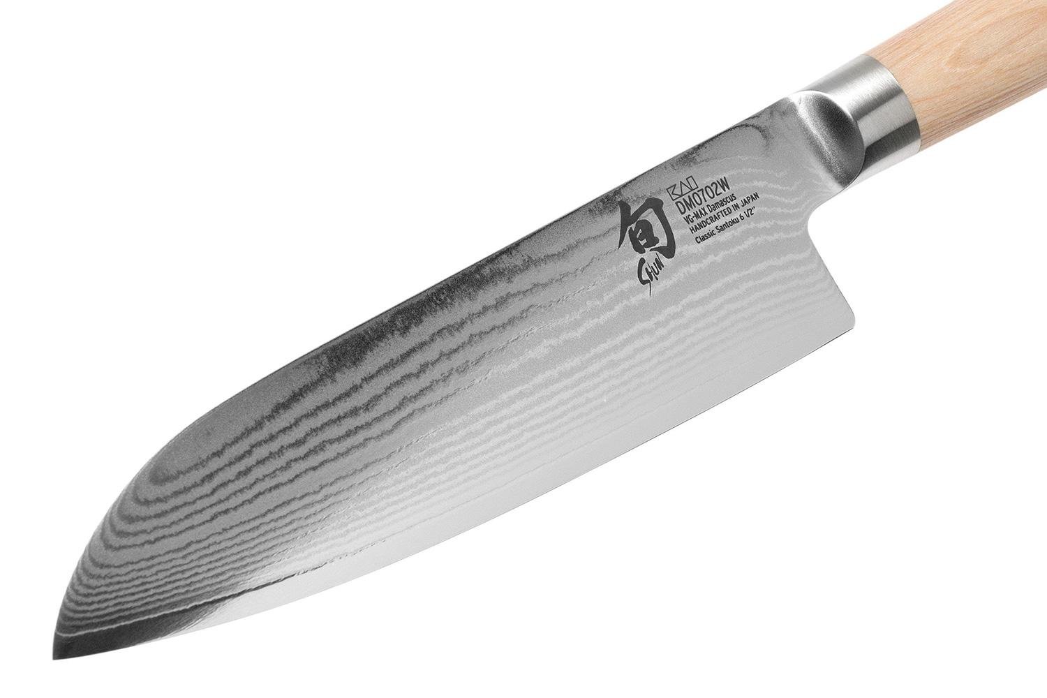 Нож кухонный KAI Shun Classic Сантоку 180 мм White (DM-0702W) - фото 2 Нож кухонный KAI Shun Classic Сантоку 180 мм White (DM-0702W) - фото 2